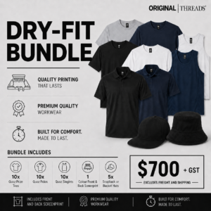 Bundle 3 - Dry-Fit Polo Screenprint