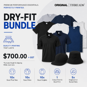 Bundle 3 - Dry-Fit Polo Screenprint